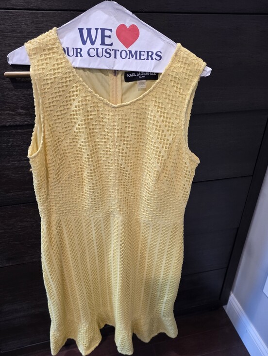 Karl Lagerfeld Dresses & Skirts - Yellow sleeveless dress